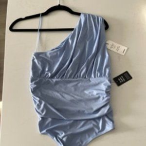 Express Body Contour one shoulder bodysuit